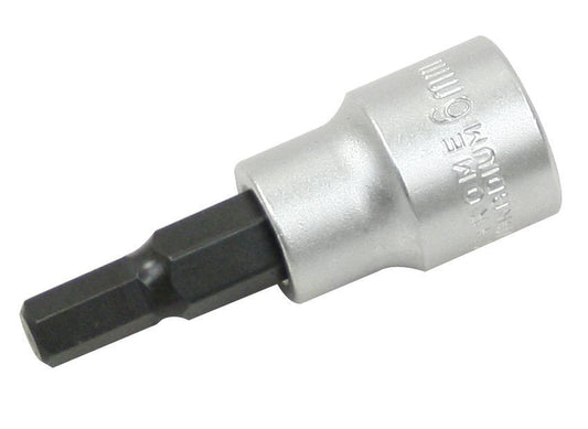 C.V. Joint 6 Point Hex Socket, 6mm, 3/8" Drive.
