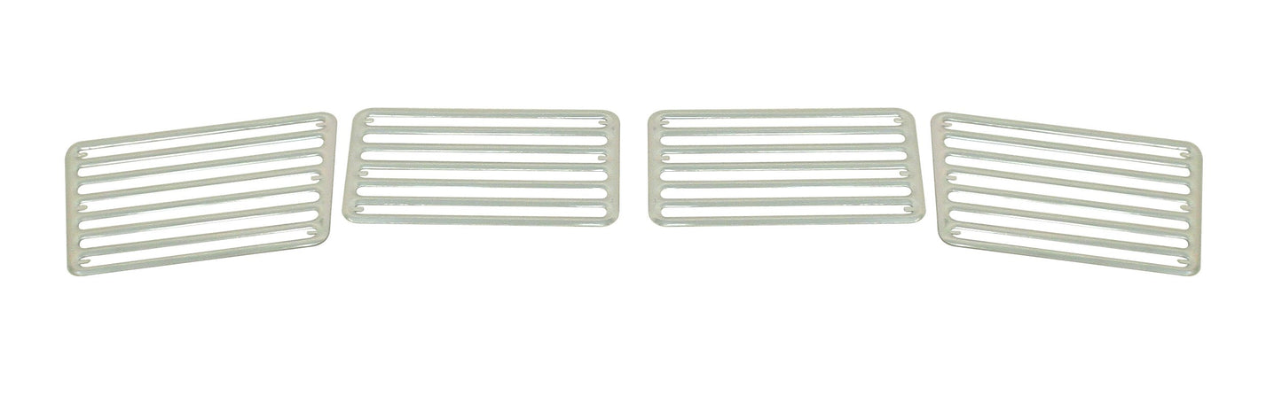 4 Piece Grille Set, Aluminum, Type 1