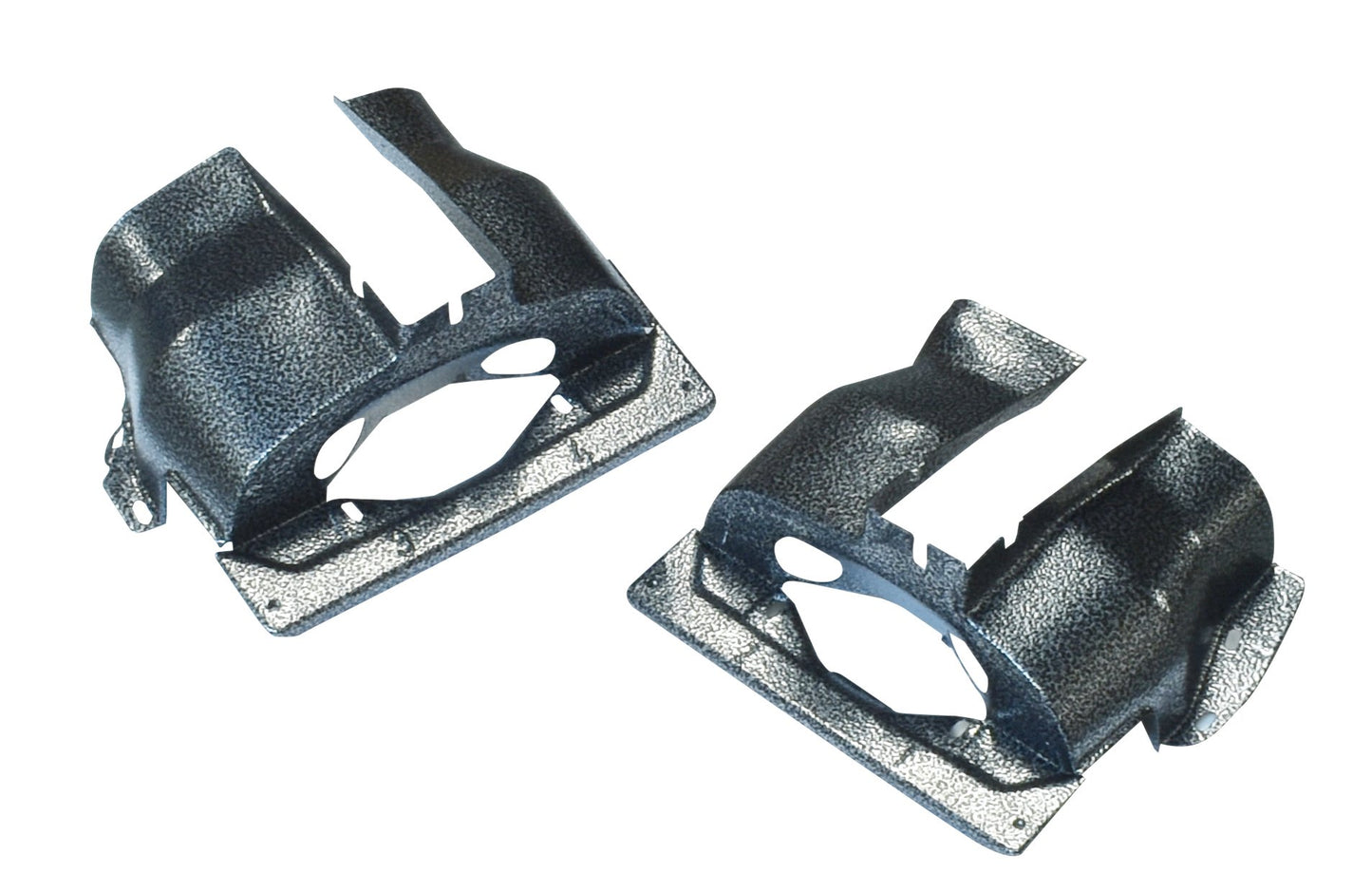 Duel Port Shroud Pair, Silver