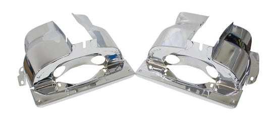 Dual Port Cylinder Shrouds, Chrome, Each