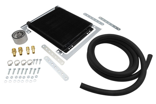 96 Plate Oil Cooler Kit withÂ Sandwich Adapter