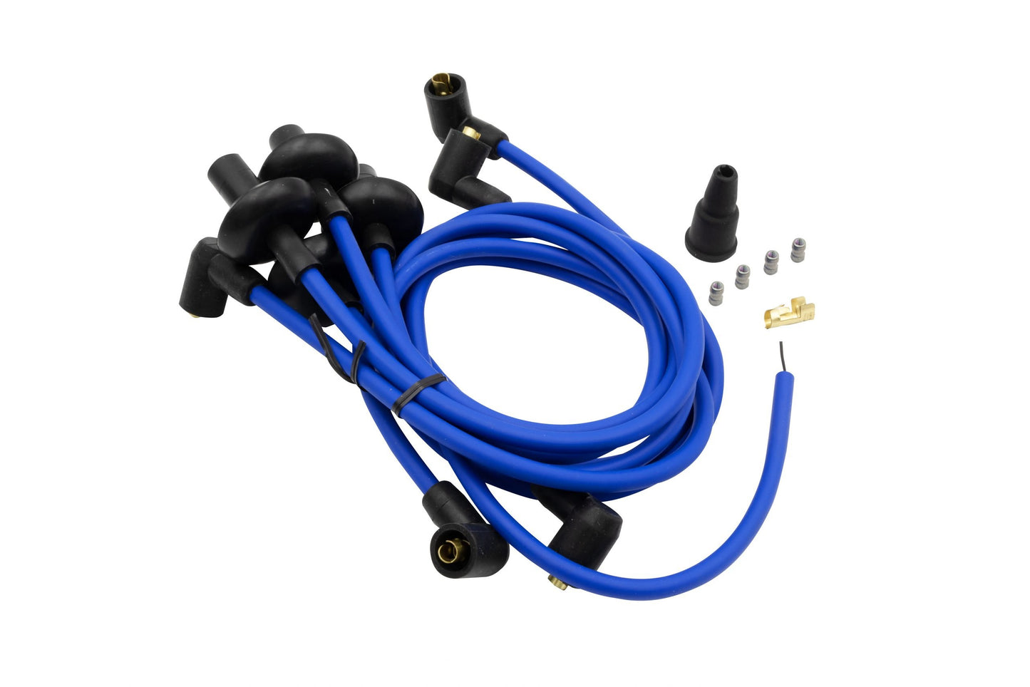 90 Degree Suppressed Ignition Wires, Blue