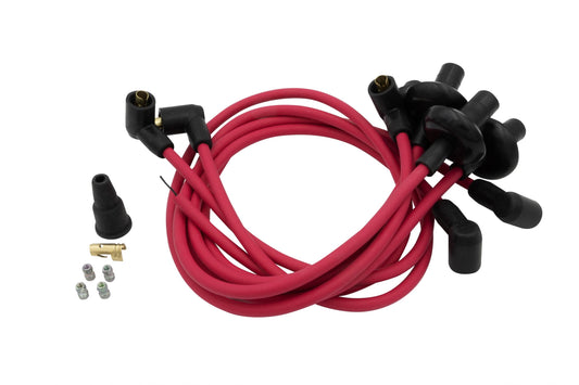 90 Degree Suppressed Ignition Wires, Red