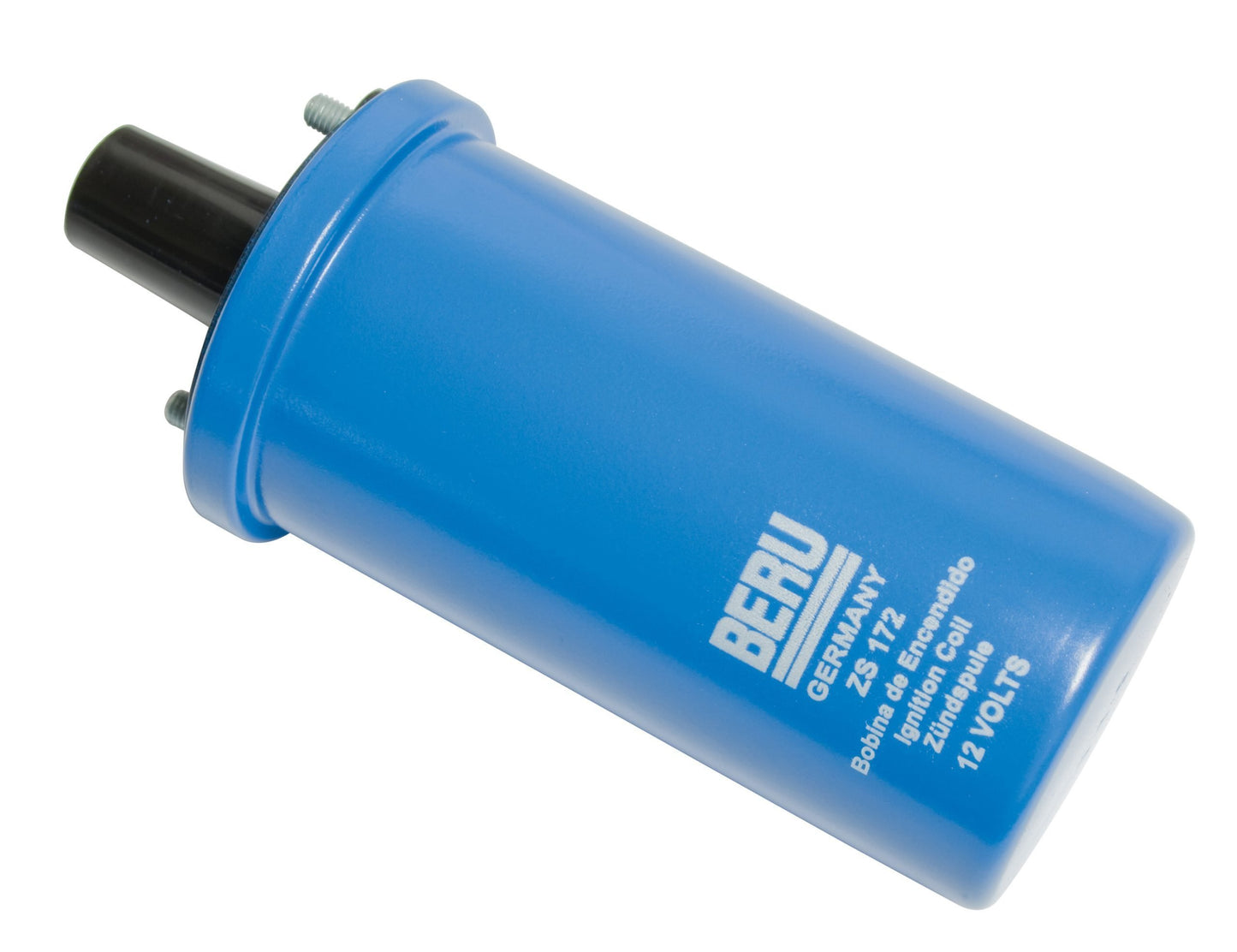 Beru Blue Coil, 12 Volt Blue in Color, Primary Resistance 3.5 Ohms, Oil filled, (Boxed)