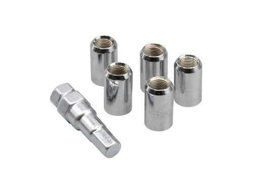 1/2" Small Dia, 60 Degree, for all 5x112 wheels Chrome withÂ tool, Set of 5