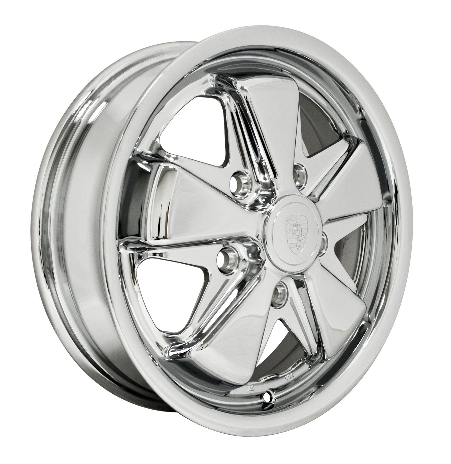 911 Alloy, All Chrome, 15x4 1/2, 5x130 Bolt Pattern, 4 1/2" BS