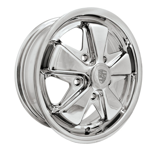 911 Alloy, All Chrome, 15x5 1/2, 5x130 Bolt Pattern, 4 15/16" BS