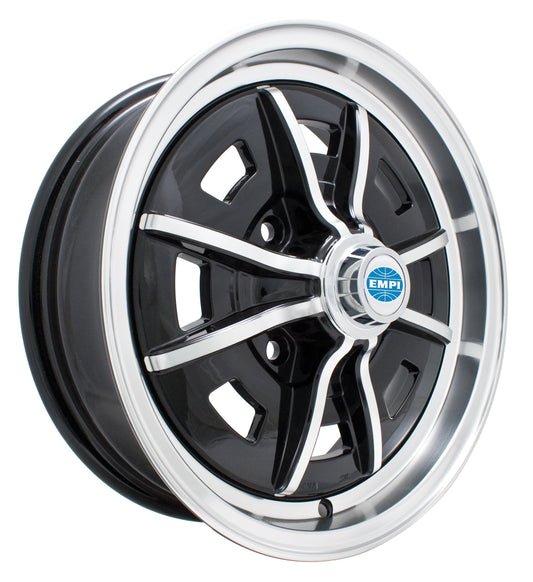 Gloss Black withÂ Polished Lip & Spokes (8 Spoke) 15 5 25 4 60â€¢ 4x130 141/2