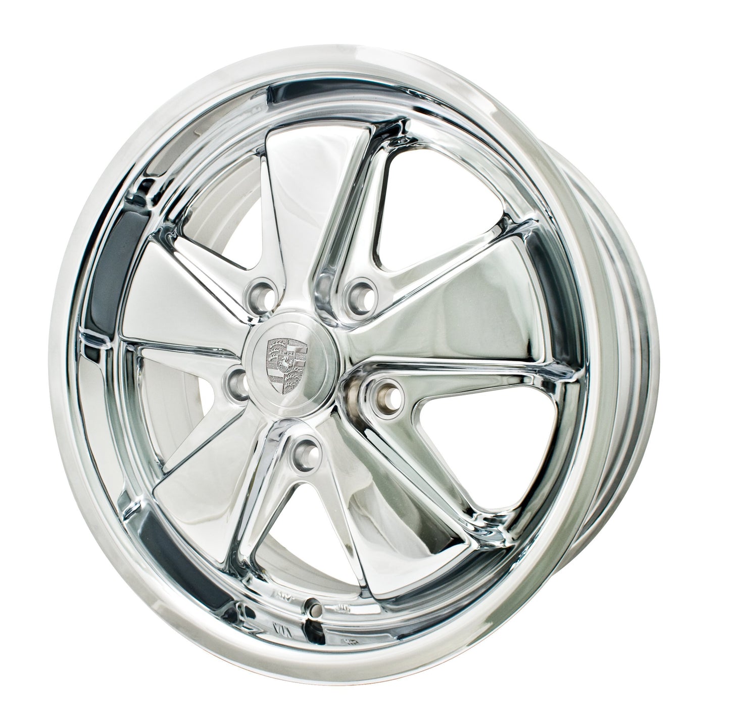 911 Alloy, All Chrome, 17x7, 5x130 Bolt Pattern, 5 1/2" BS