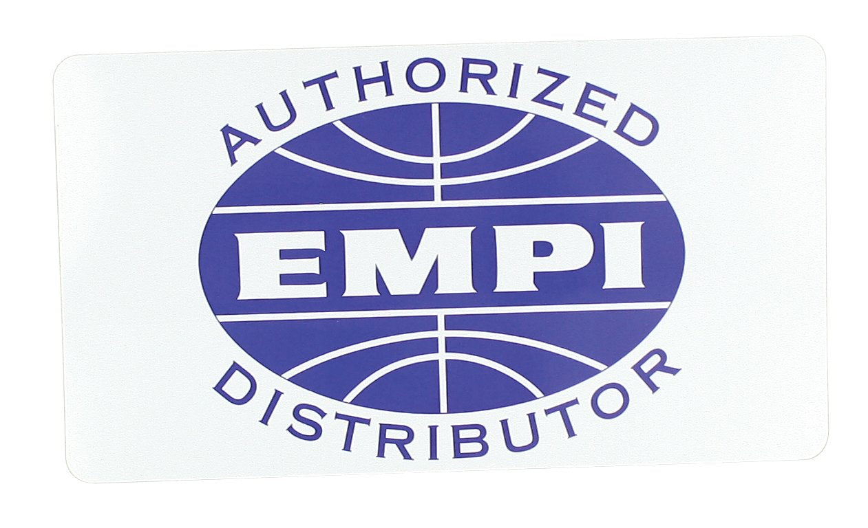 EMPI Authorized Distributor (two sided) 16" x 9", Store Window Decal, Each