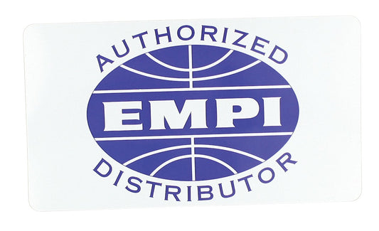 EMPI Authorized Distributor (two sided) 16" x 9", Store Window Decal, Each