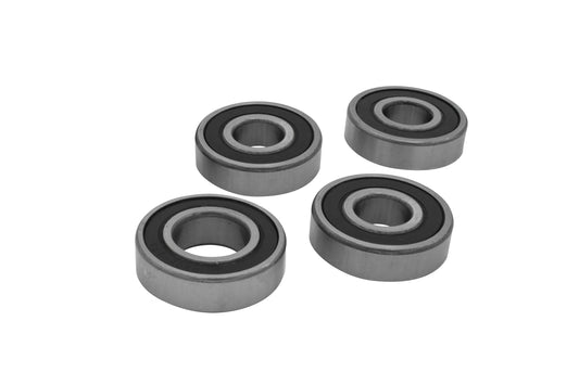 Sealed Wheel Bearings for Polished Aluminum Spindle Mount Wheels