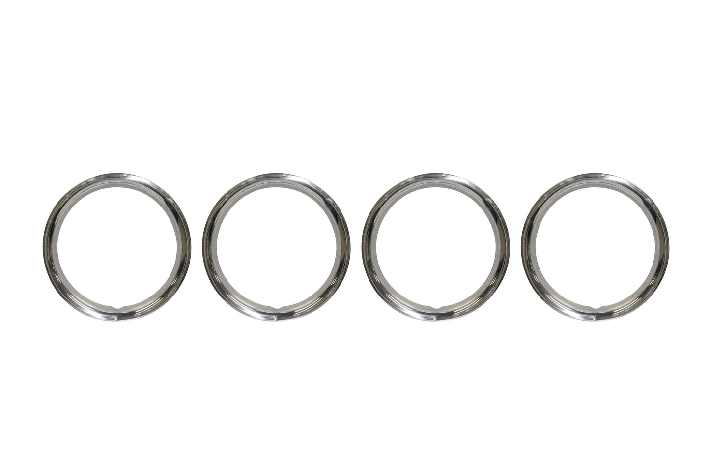 Stainless Steel Wheel Trim Rings, 15", Set of 4 (Boxed)
