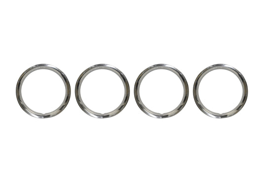 Stainless Steel Wheel Trim Rings, 15", Set of 4 (Boxed)