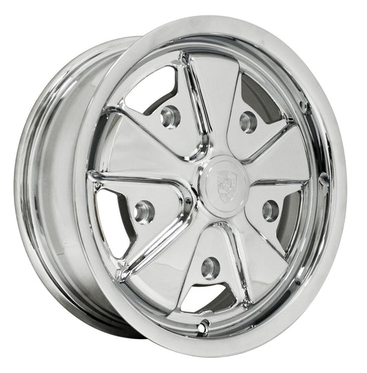 911 Alloy, All Chrome, 15x5 1/2, 5x205 Bolt Pattern, 4" BS