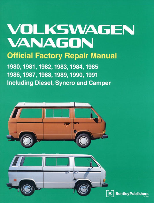 VW Tech Book Vanagon, 80 91