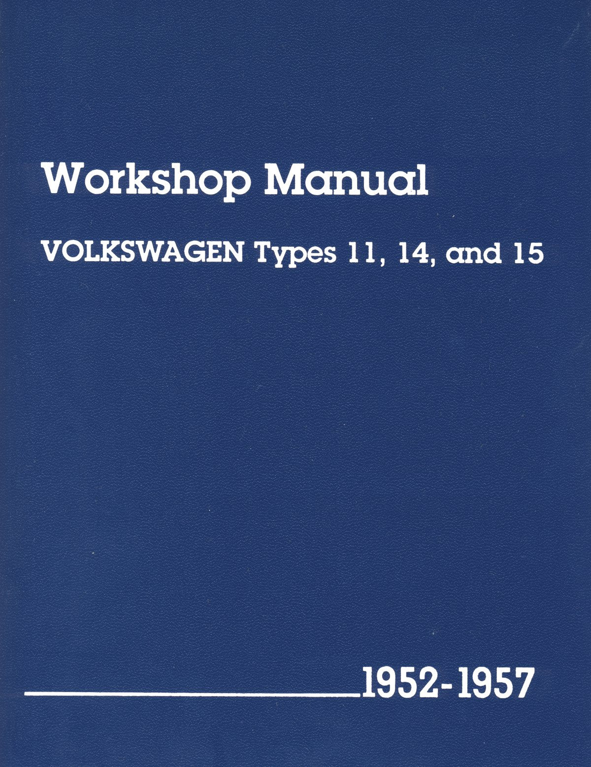 VW Tech Book Type 1, 52 57