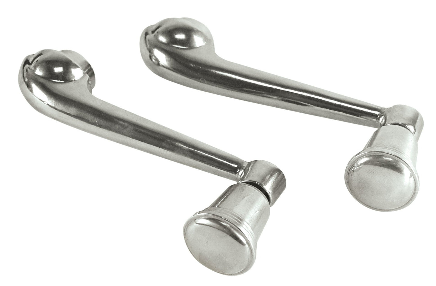 Billet Knob Window Cranks, Type 1, thru 66, Pair