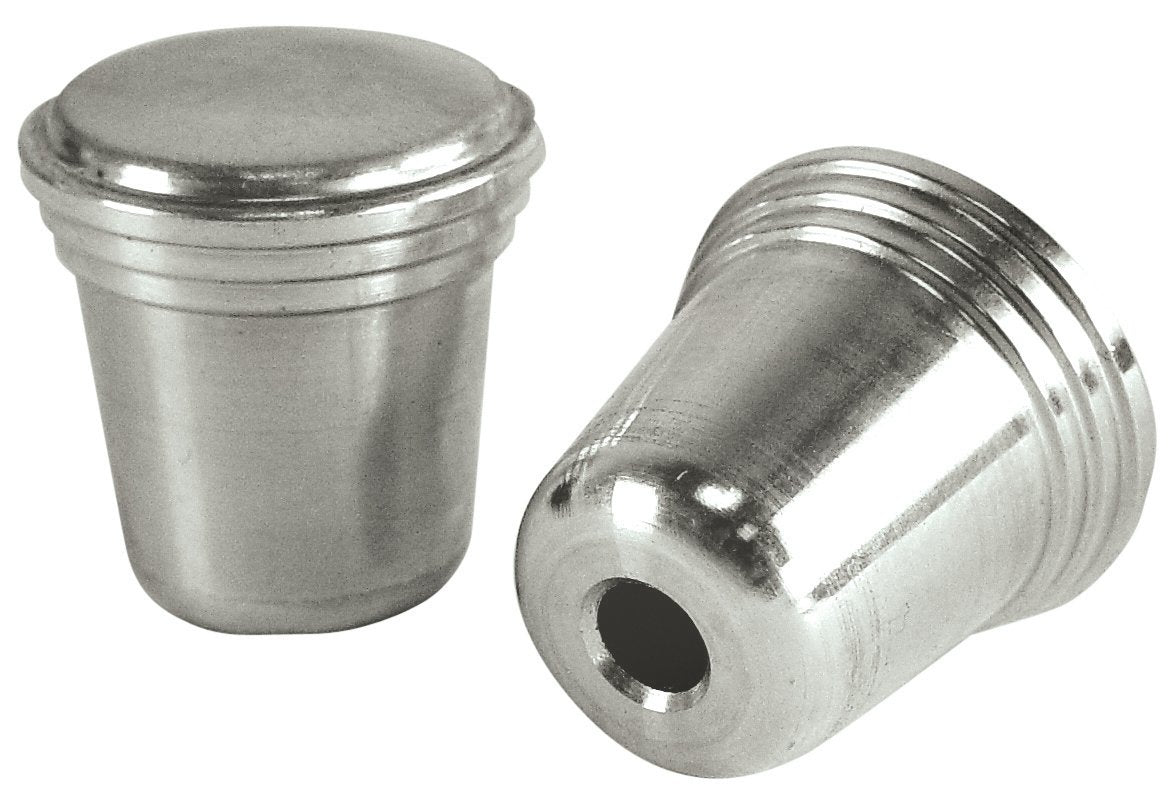 Billet Radio Knobs, Push on, Pair