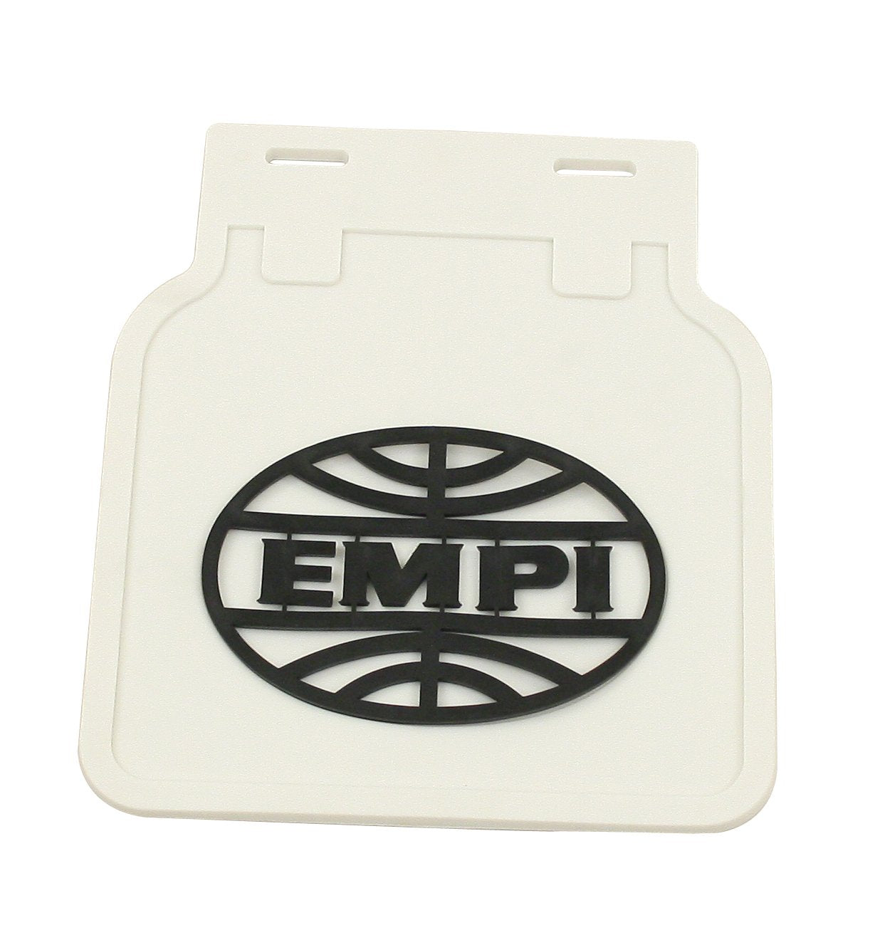 Mud Flaps, White withÂ Black Logo, Type 1, Pair