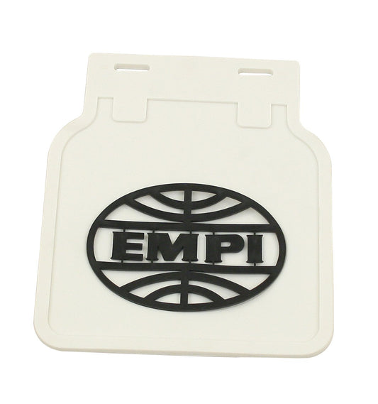 Mud Flaps, White withÂ Black Logo, Type 1, Pair