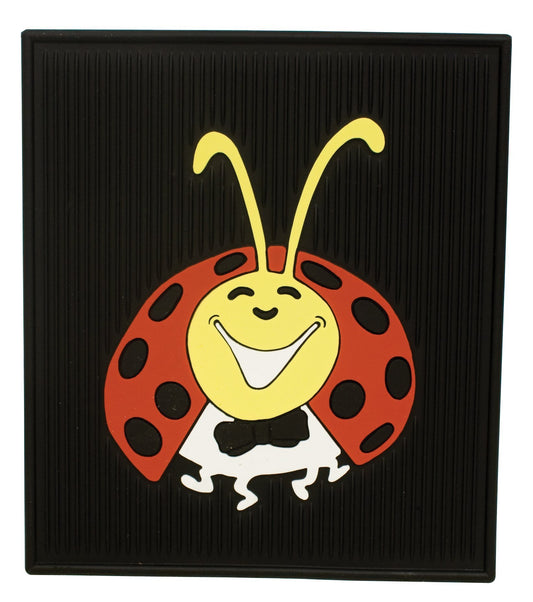 Lady Bug Floor Mats, Colored, Rear, Pair