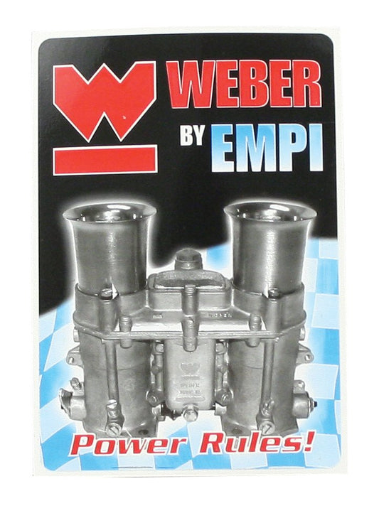 EMPI WEBER Decal, Pack of 100