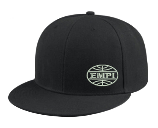 Flat Bill Black Hat Size L XL