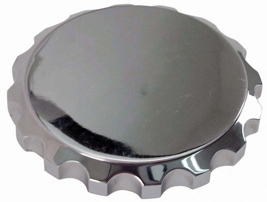 Billet Gas Cap, S/S Design Vented, Each