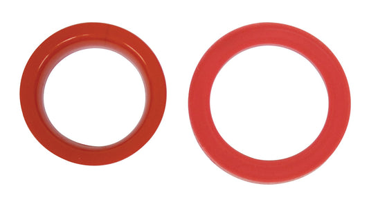 Urethane Axle Beam Tube Seals, Type 1 with Ball Joint, 4 pcs., 2 Small, 2 Large.