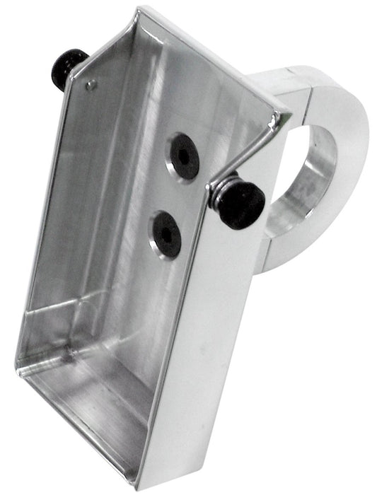 Polished Aluminum Billet GPS Mount for 1 1/2" Tubing