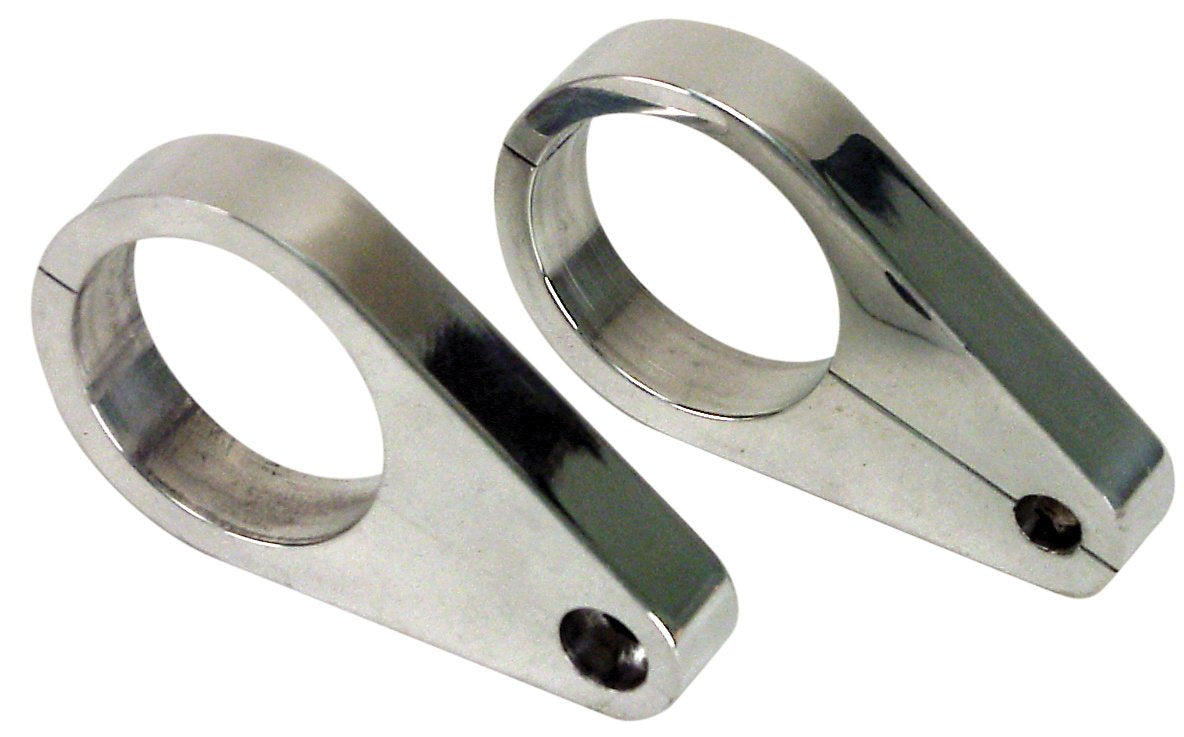 Aluminum Mirror Mount, Clamp on for 1 1/2" Tubing, Pair