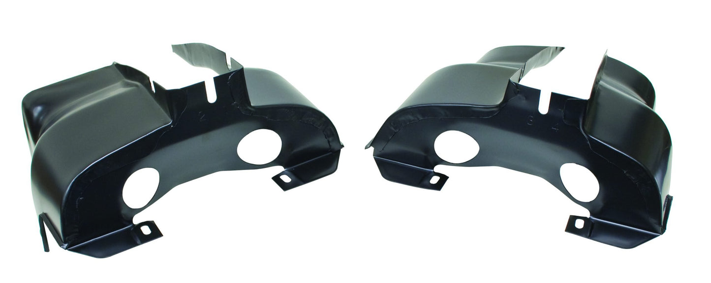 Off Road Dual Port Cylinder Shrouds, Black Bulk Pack, 5 Sets per Pack