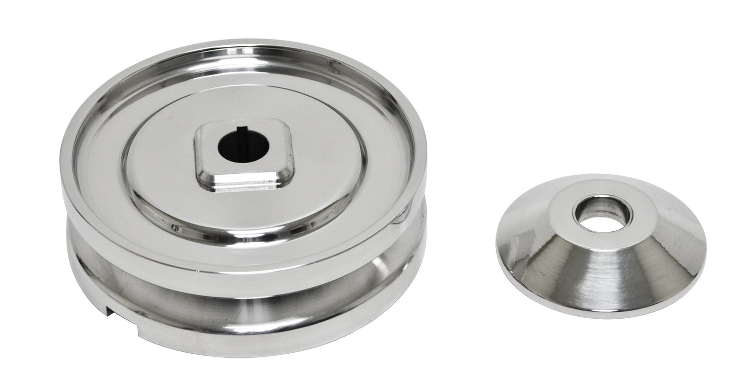 Polished Alternator / Generator Pulley Kit