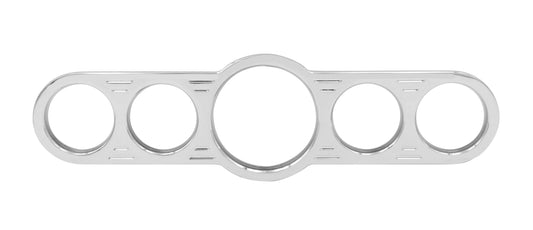Billet-Dash,-2-Small,-1-Large.,-2-Small,-Chrome,-Each