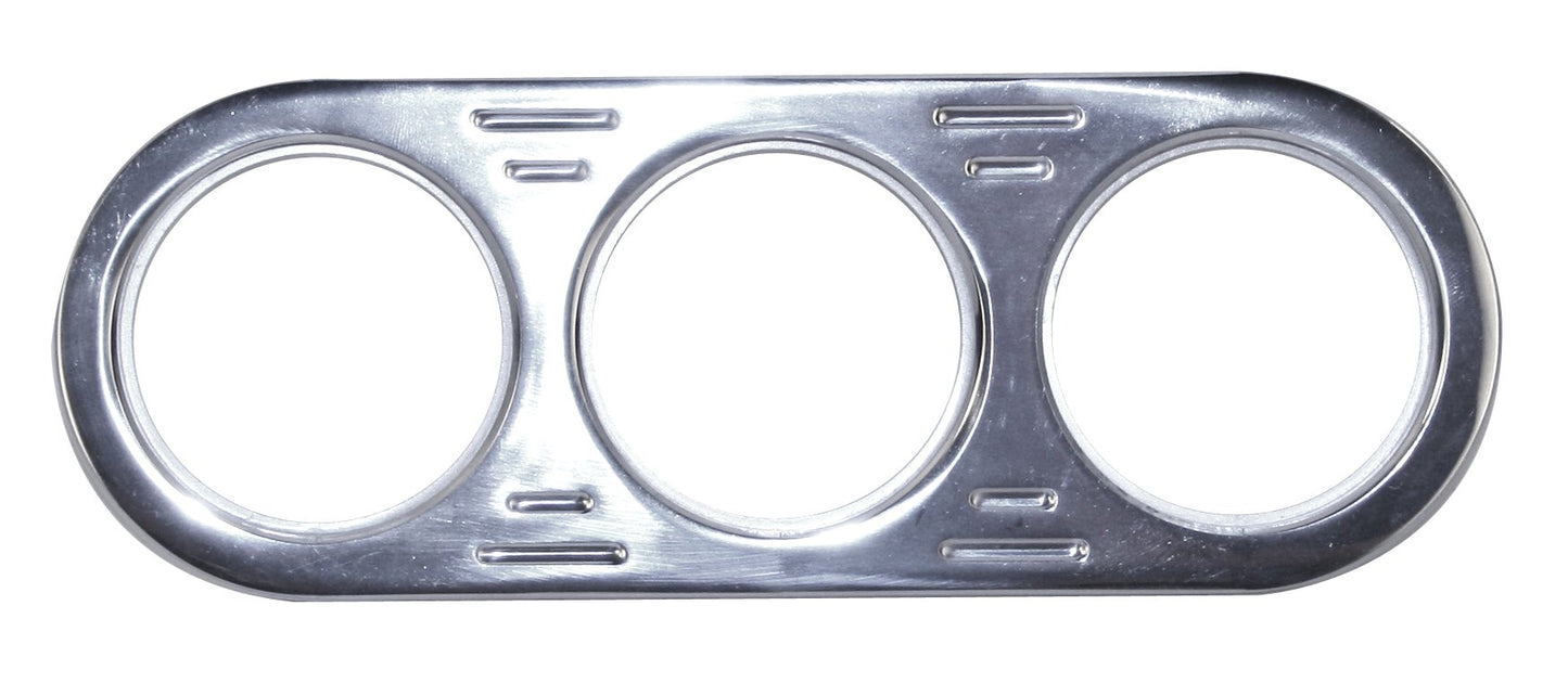 Billet Dash, 3 Small, Aluminum, Each