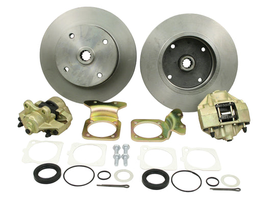 Rear Disc Brake Kit, I.R.S., 68 & Later, 4x130 with14x1.5mm Threads, Standard Kit