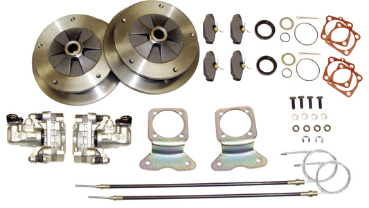 Zero Off set Wide 5x205 Rear Disc Brake Kit with E Brake, Swing Axle, 58 67