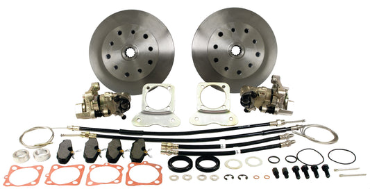 Rear Disc Brake Kit, I.R.S., 68 72, Double Drilled 5x130 with 14x1.5mm Threads 5x4.75" with 12mm Threads, Standard Kit