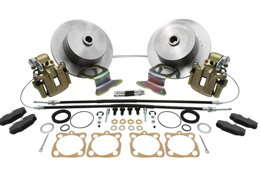 Rear Disc Brake Kit, Swing Axle, 58 67, Blank (Not Drilled), Standard Kit