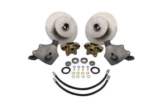 Front Disc Brake Kit, Ball Joint, Blank (not drilled) (Requires 69 on Style Tie Rod Ends)