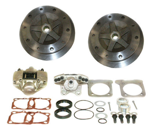 Wide Rear Disc Brake Kit without E Brake, 5/205, I.R.S. 68 & Later, Swing Axle 1968
