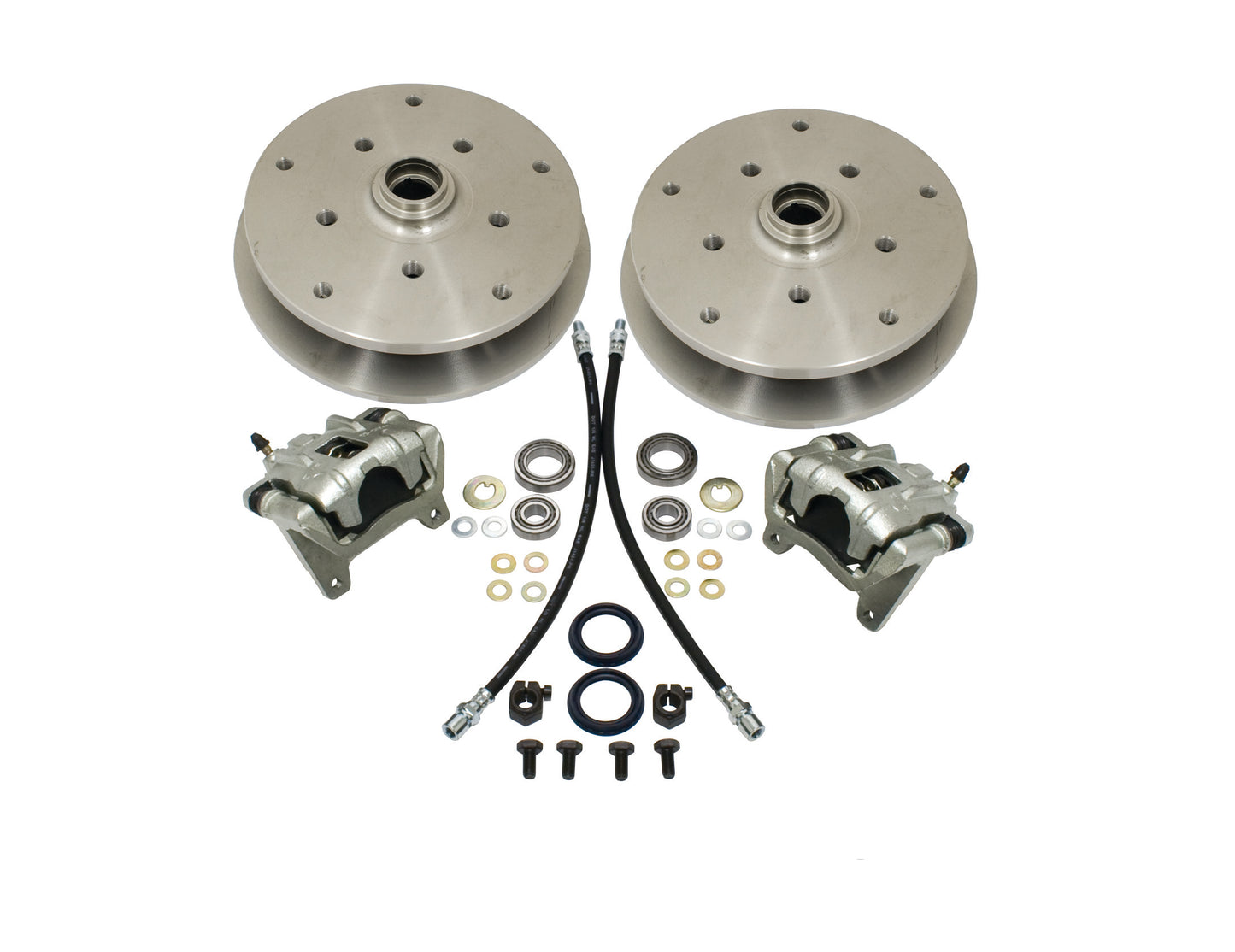 EMPI Ball Joint Front Brake Disc Kit 5/205 & 5/130 Double Drilled, w/o Spindles