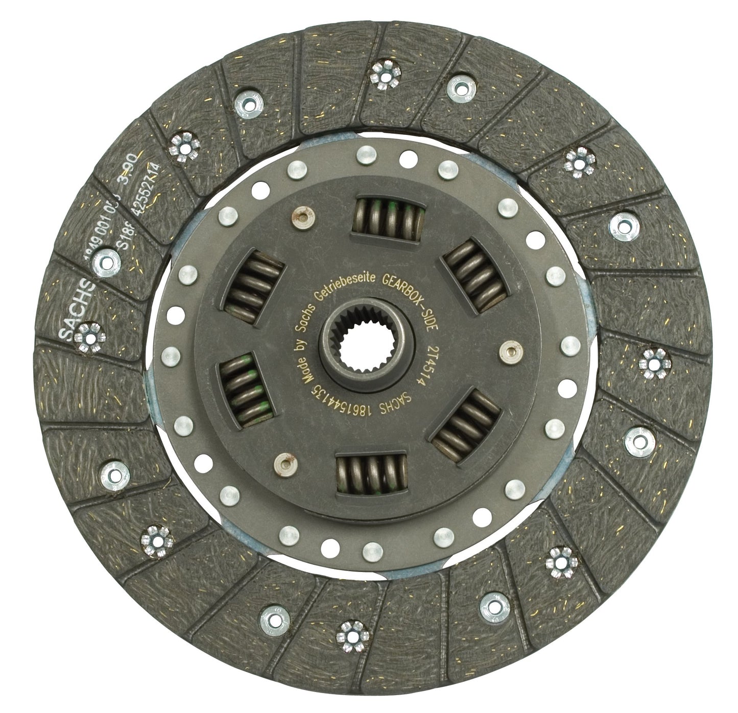 H.D. Clutch Disc, 215mm, Type 2 74 75 (Boxed)