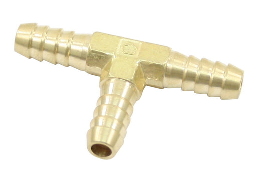 1/4" Brass Fuel Fitting "T", Each