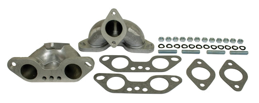 EMPI EPC 34 or ICT Manifold Kit for 1700 2000cc Type 2/4 & 914 Engines (Ball Burnished Finish)