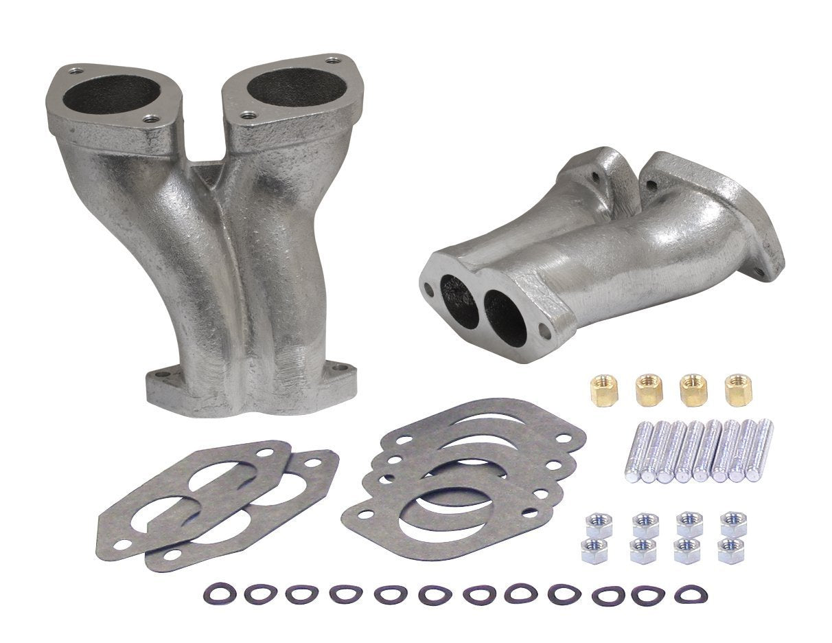 Intake Manifold Kit, Dual Port Fits HPMX or IDF Carburetors