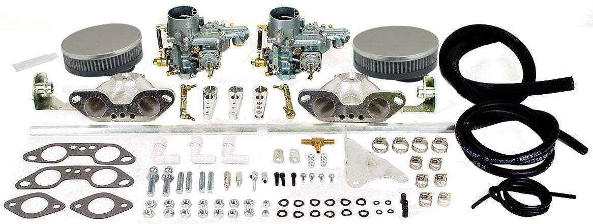 EMPI Dual EPC 34 Kit, 1700 2000cc Type 2/4 & 914 Engines with Air Cleaners