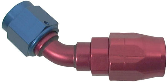 XRP  8 45Âº Double Swivel Hose End   Aluminum