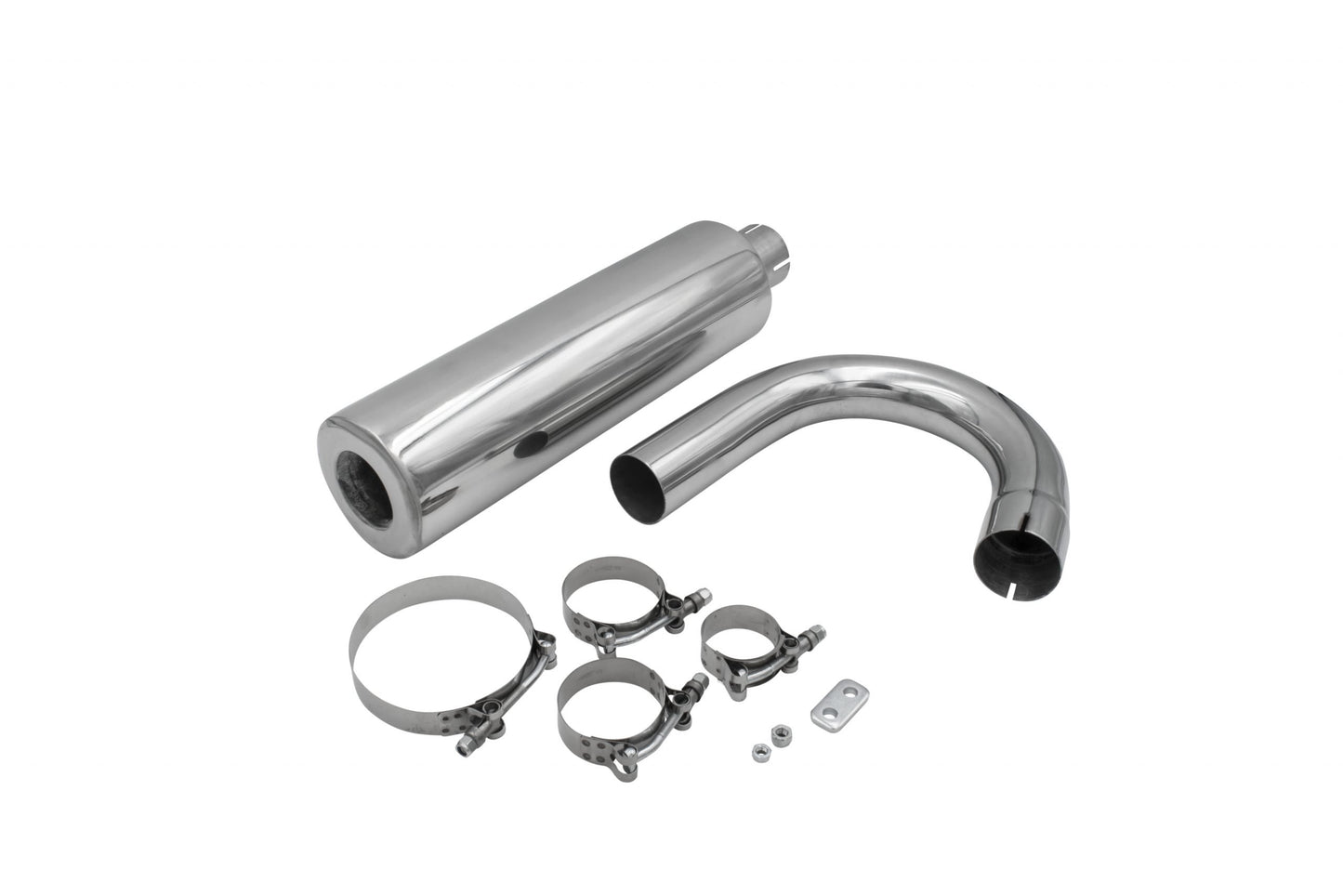 S/S Racing Muffler Complete Assembly